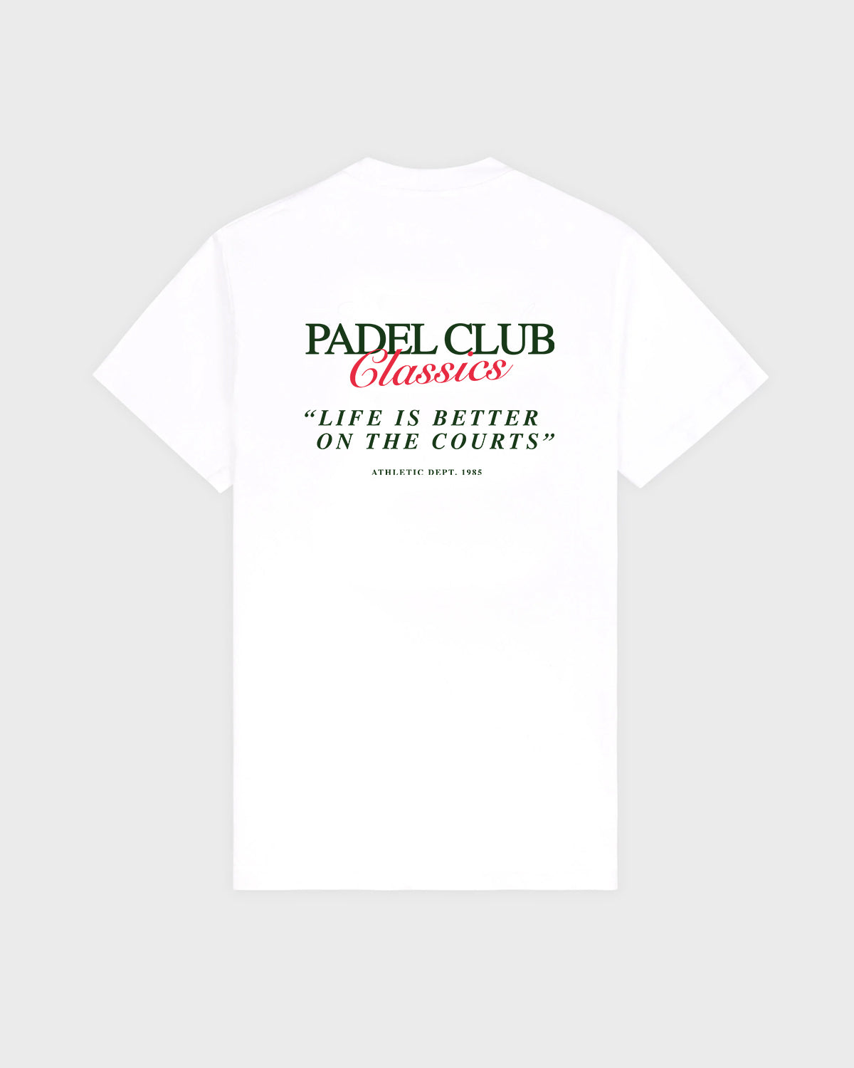 Camiseta Padel Club Classics Blanca
