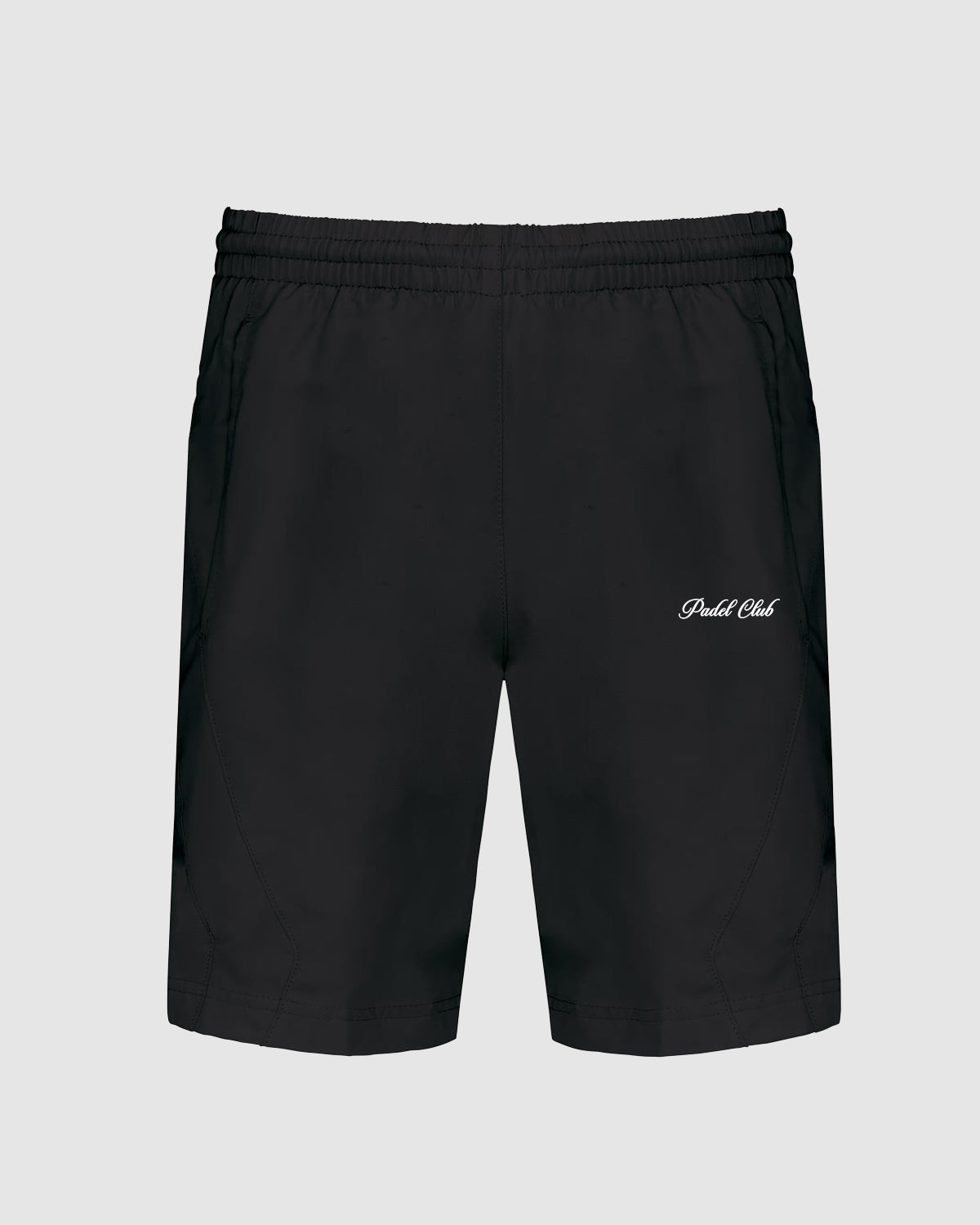 Pantalón corto de pádel clásico para hombre, color negro