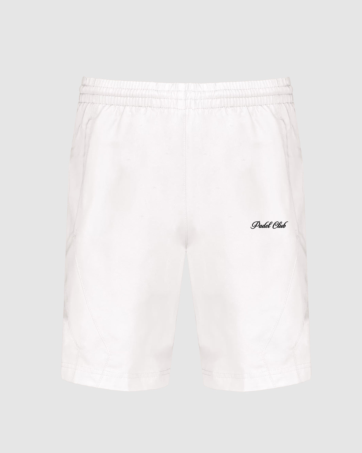 Pantalón corto de pádel clásico para hombre blanco