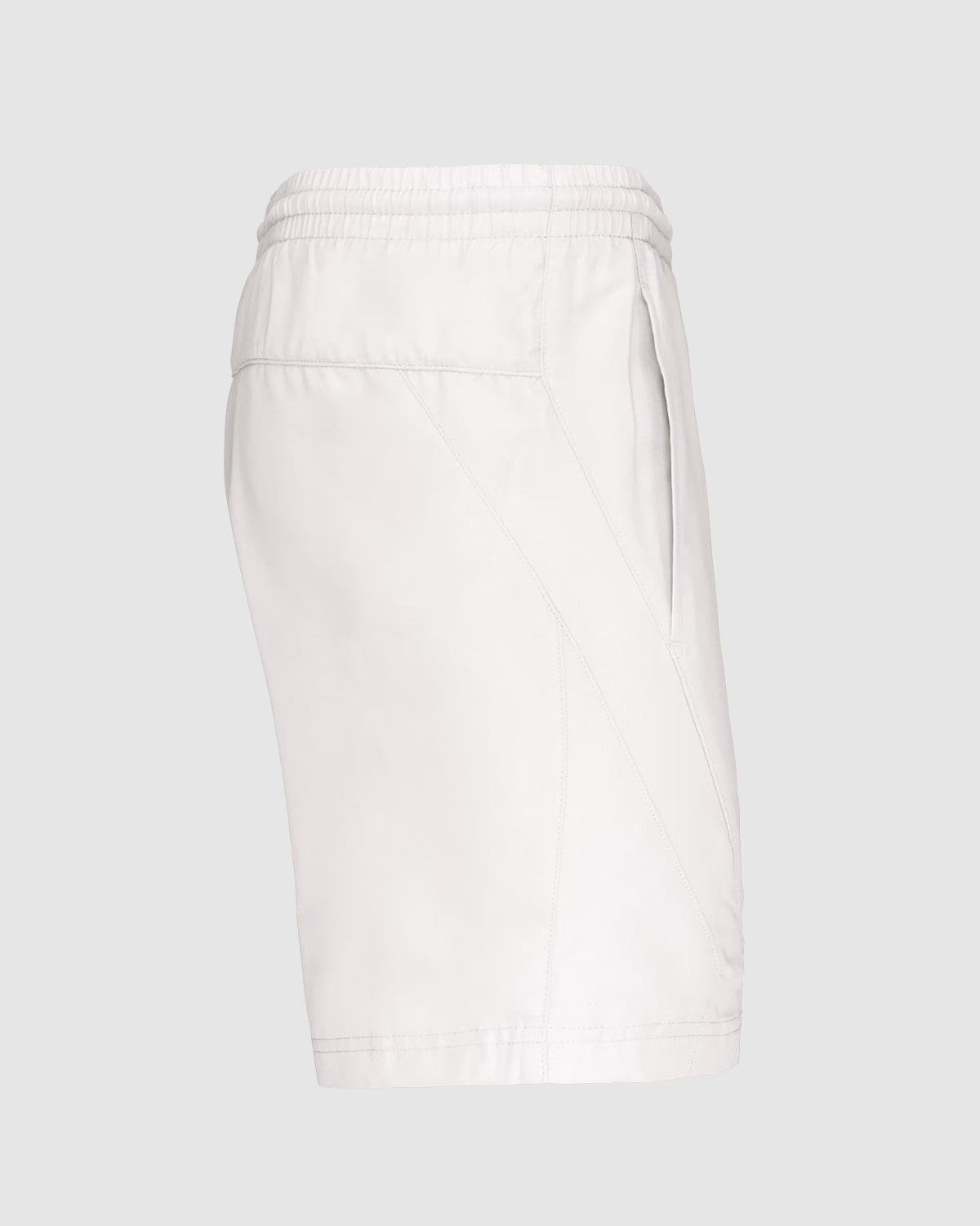 Pantalón corto de pádel clásico para hombre blanco