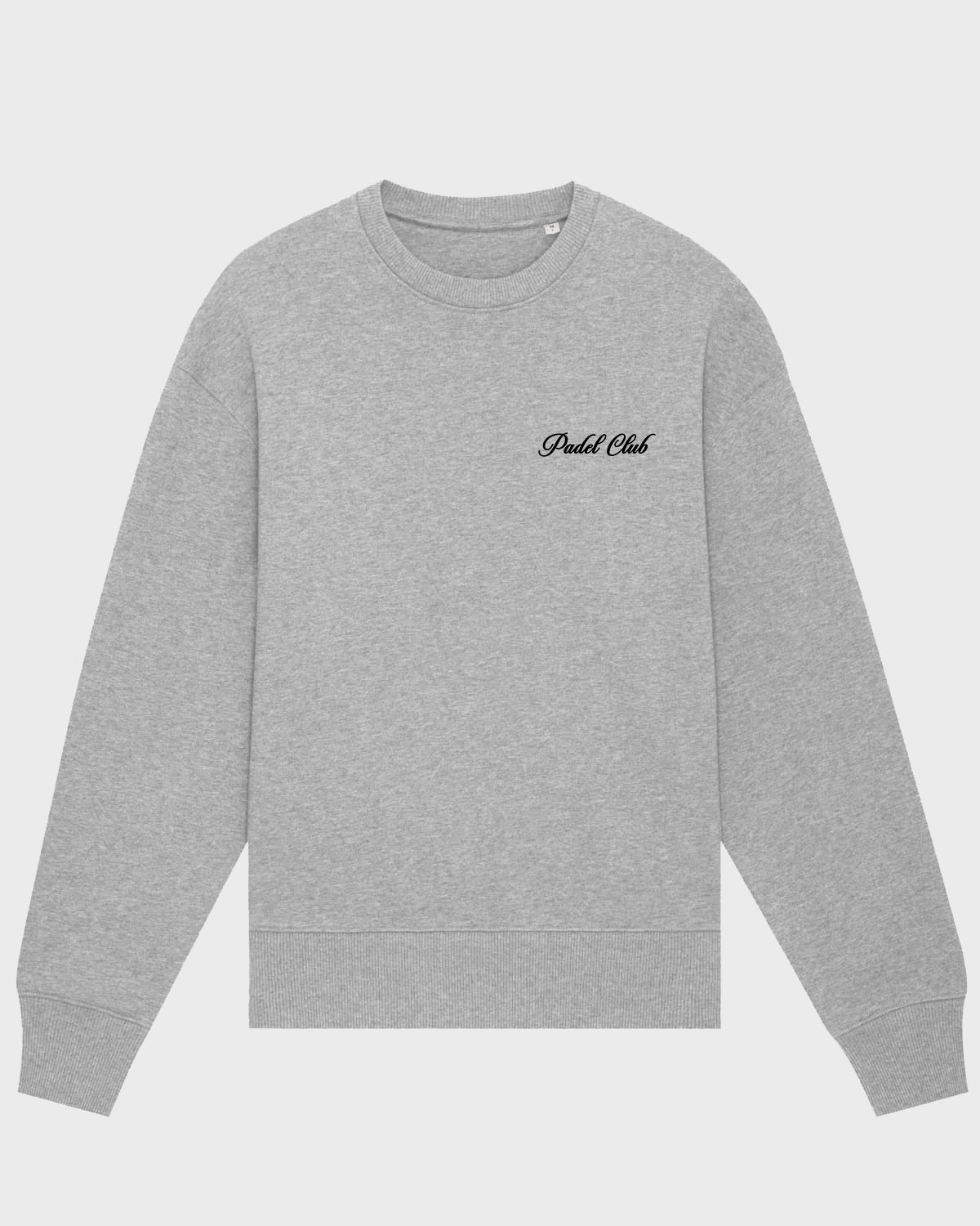 Sudadera gris jaspeada del club de pádel