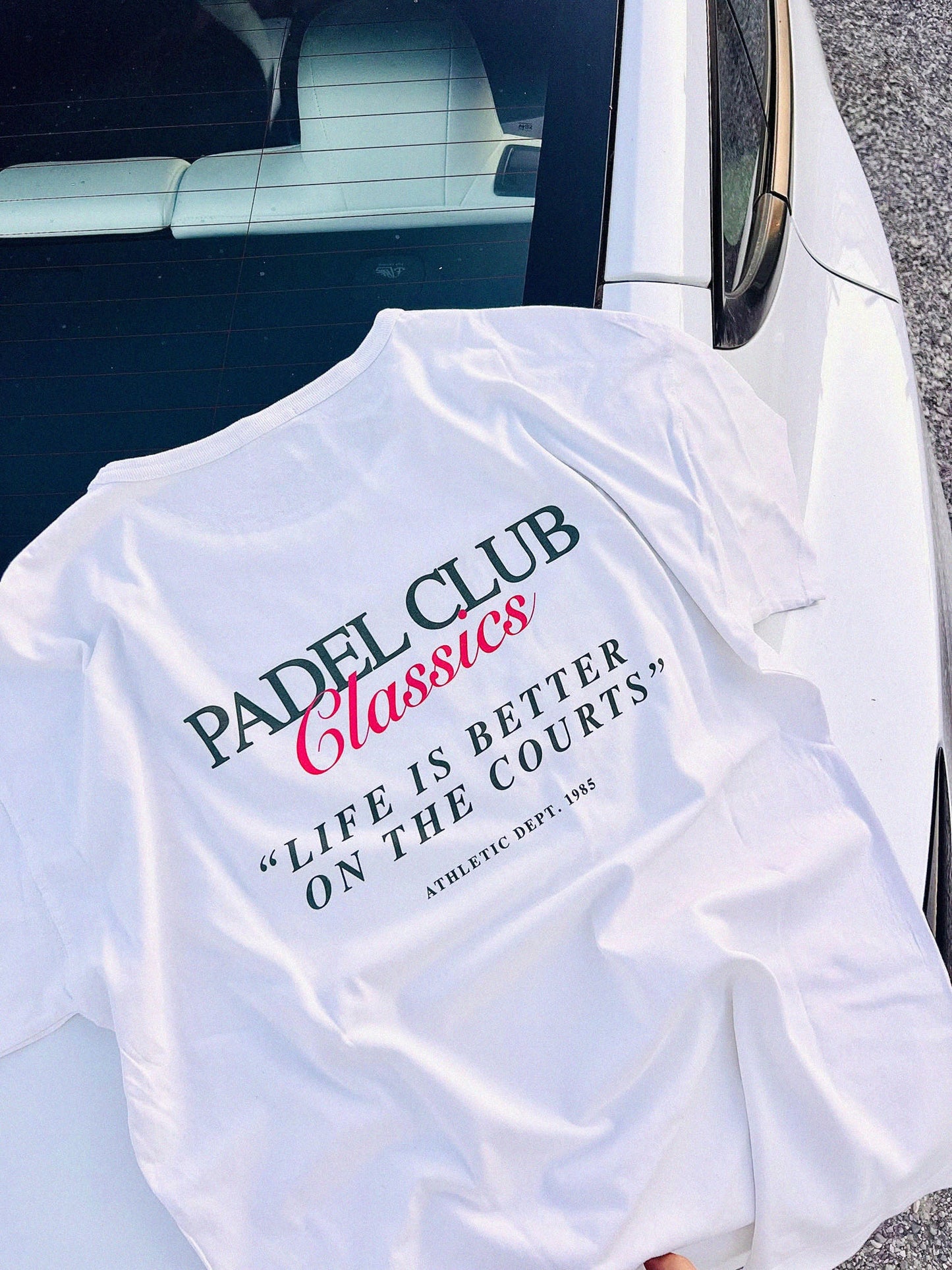 Camiseta Padel Club Classics Blanca