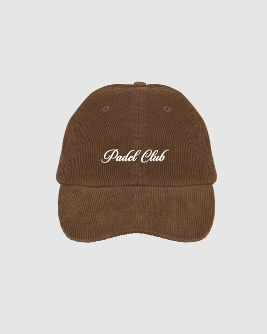Gorra Padel Club Velour Camel