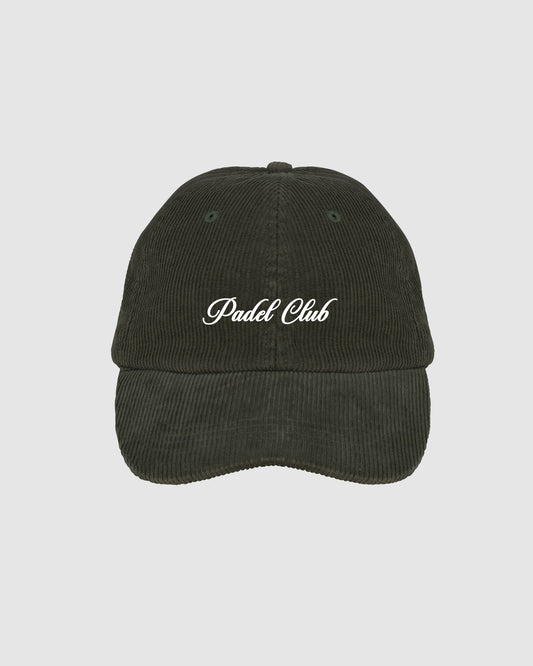 Gorra de terciopelo Padel Club color caqui