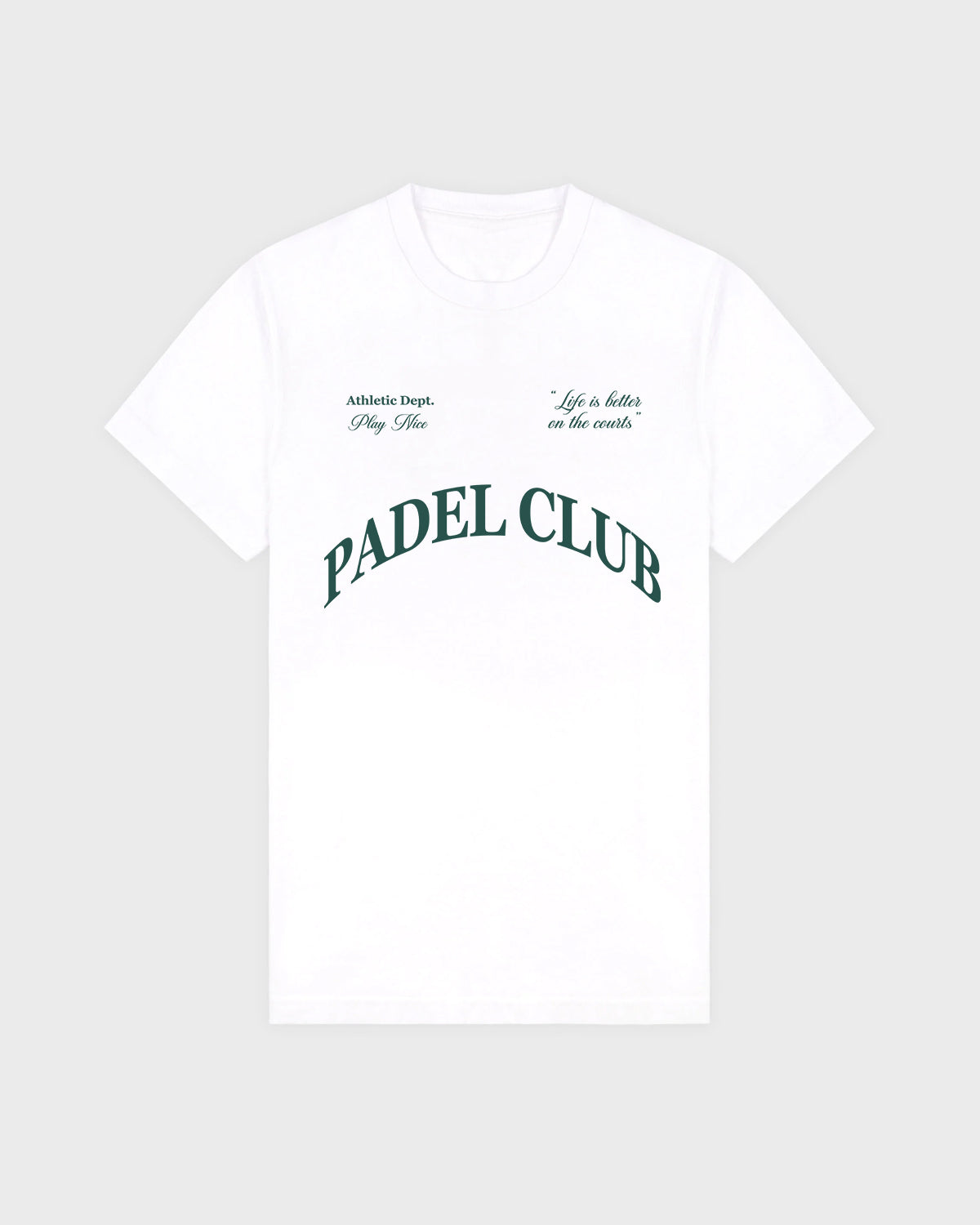 Camiseta Padel Club Classics Blanca