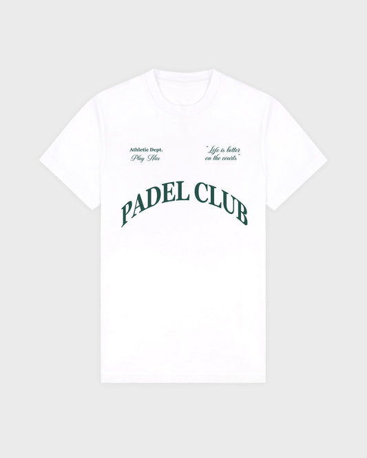Camiseta Padel Club Classics Blanca