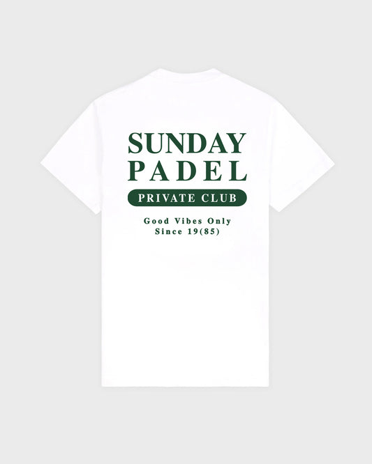 Camiseta Padel Club Classics Blanca
